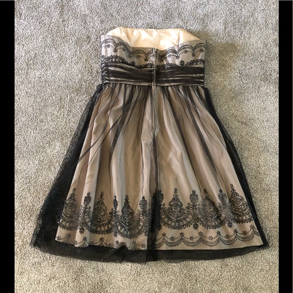 David's Bridal Mesh Beaded Prom Dress 12 Gorgeous Tulle Caviar Embellished - Picture 12 of 15